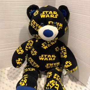 Build-A-Bear Star Wars Black and Yellow Plush Bear